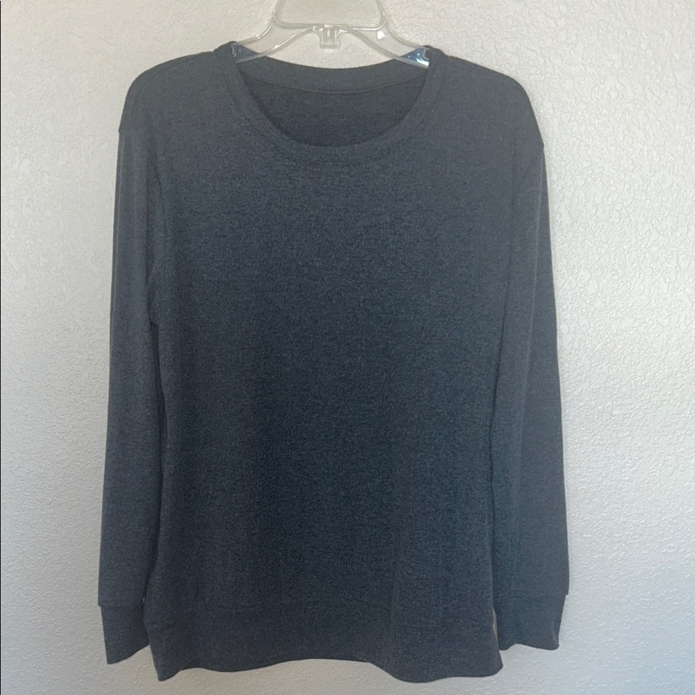 Classic Dark Grey Long Sleeve Sweatshirt